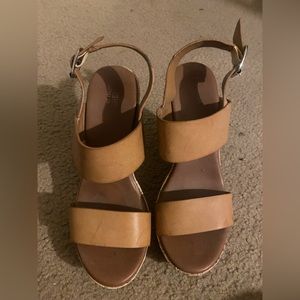 Tan wedges